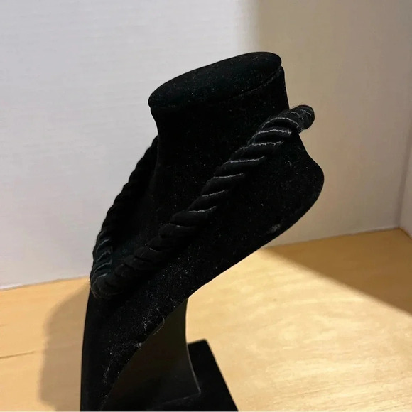 Vintage Tribal Black Rope Necklace - Picture 2 of 7